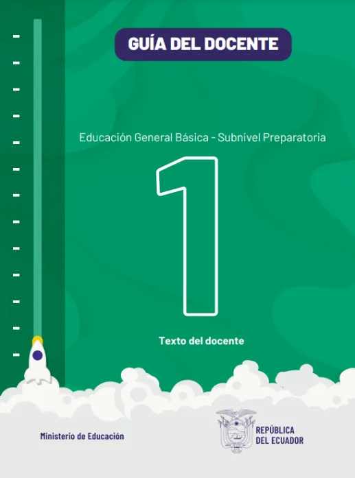Portada del material: Guía Docente de Preparatoria 1 EGB PDF