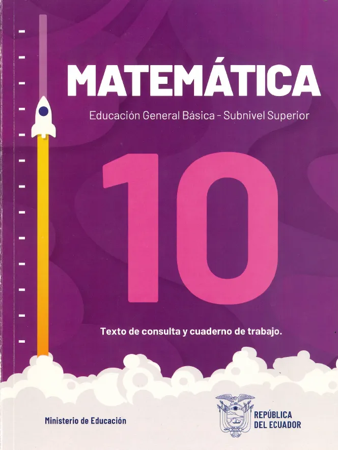 Portada del material: Libro de Matemáticas 10 EGB PDF