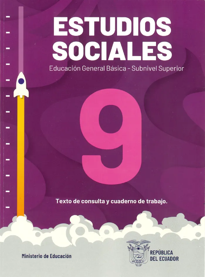 Portada del material: Libro de Estudios Sociales 9 EGB PDF