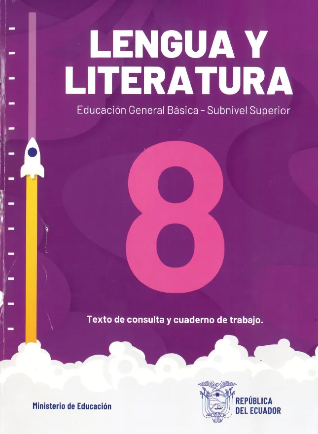 Portada del material: Libro de Lengua y Literatura 8 EGB PDF