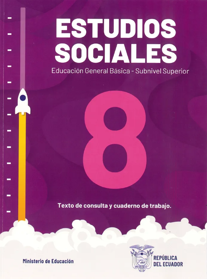 Portada del material: Libro de Estudios Sociales 8 EGB PDF