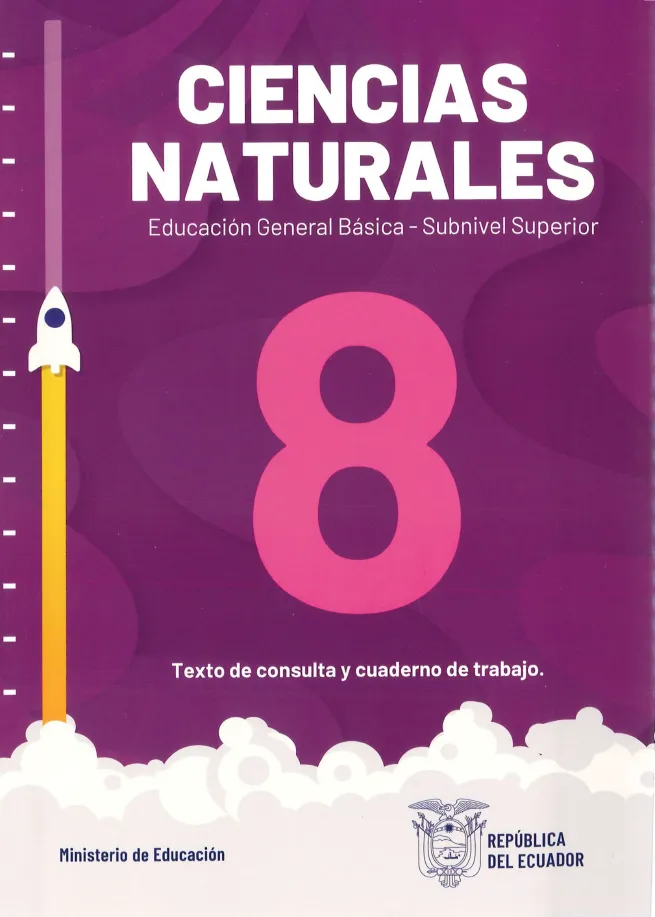 Portada del material: Libro de Ciencias Naturales 8 EGB PDF