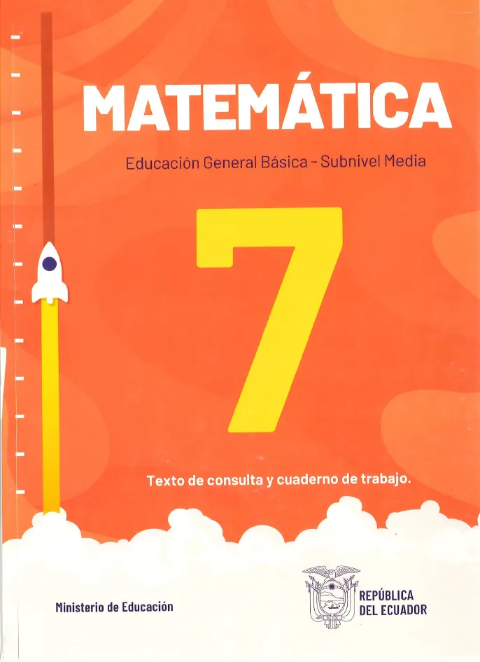 Portada del material: Libro de Matemáticas 7 EGB PDF