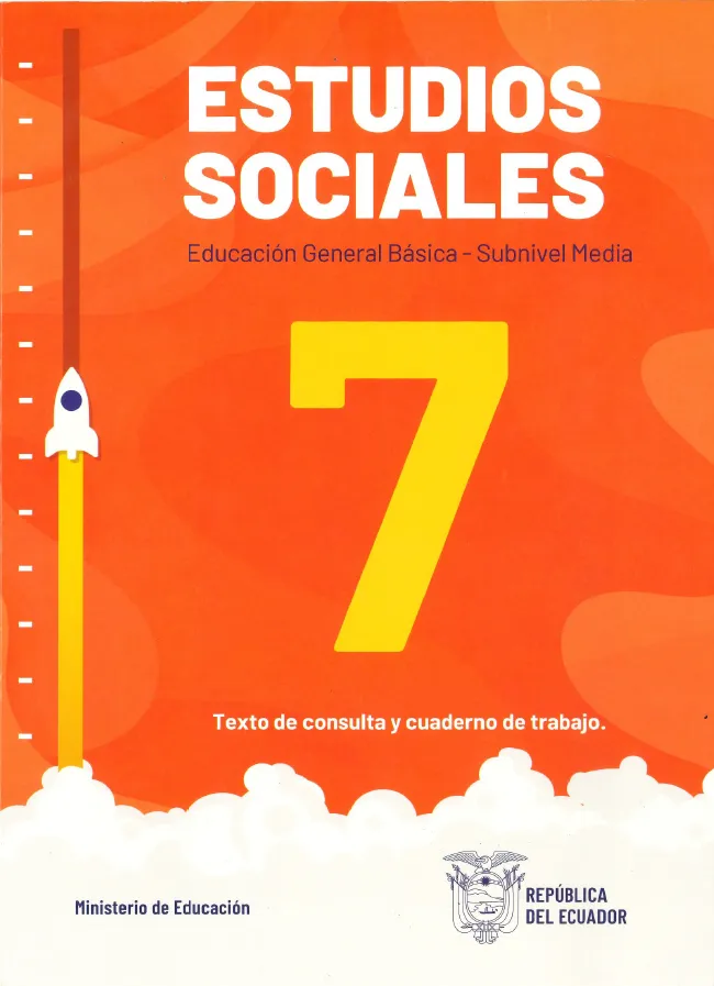 Portada del material: Libro de Estudios Sociales 7 EGB PDF