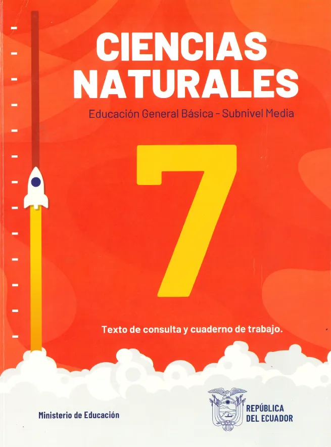 Portada del material: Libro de Ciencias Naturales 7 EGB PDF
