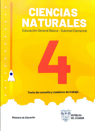 Portada del material: Libro de Ciencias Naturales 4 EGB PDF