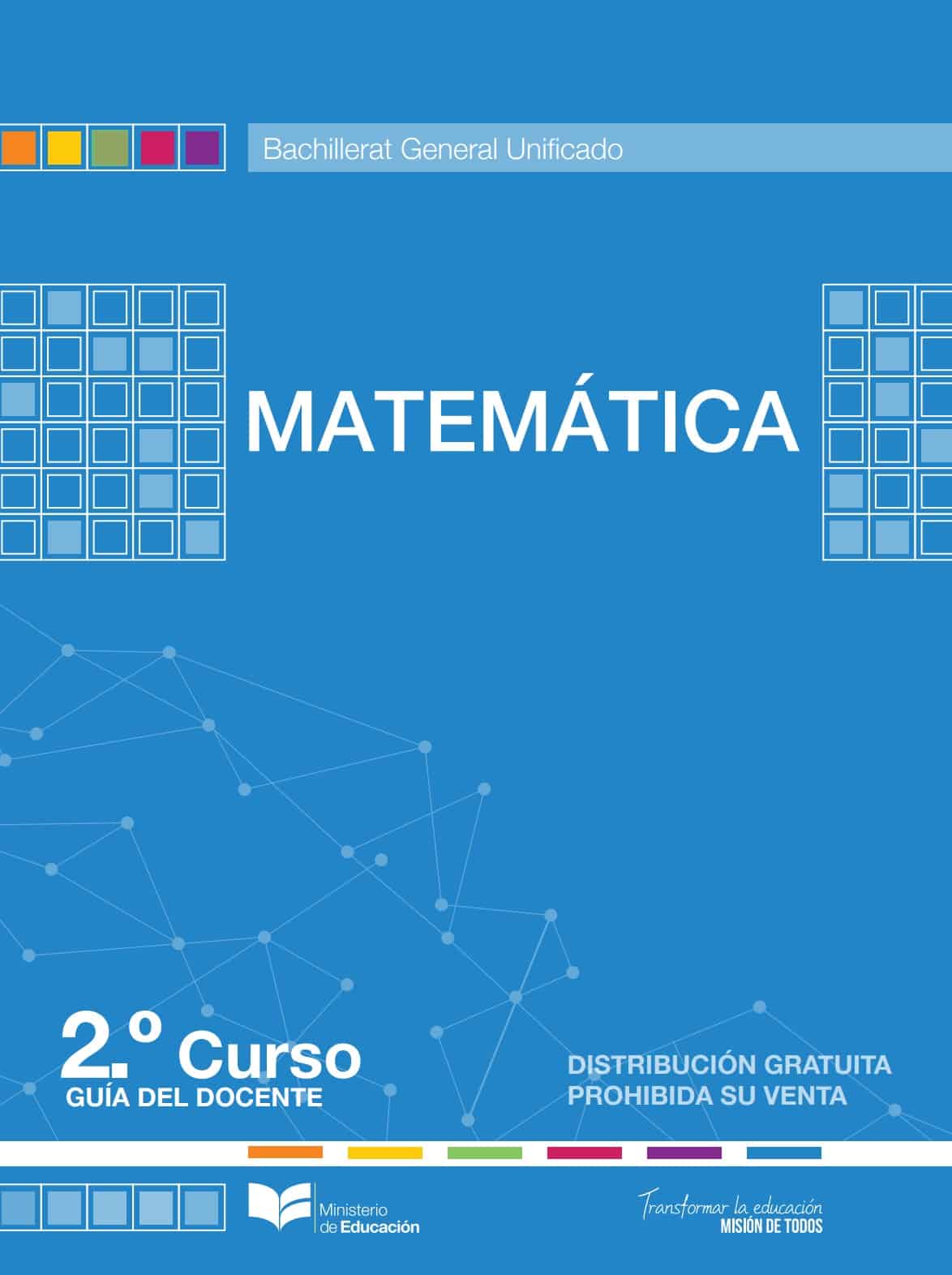 Guía Docente de Matemáticas 2 BGU PDF | Catálogo 2026–2027
