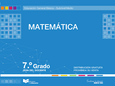 Portada del documento: Libro de Matemáticas 7 EGB Resuelto PDF 2024-2025